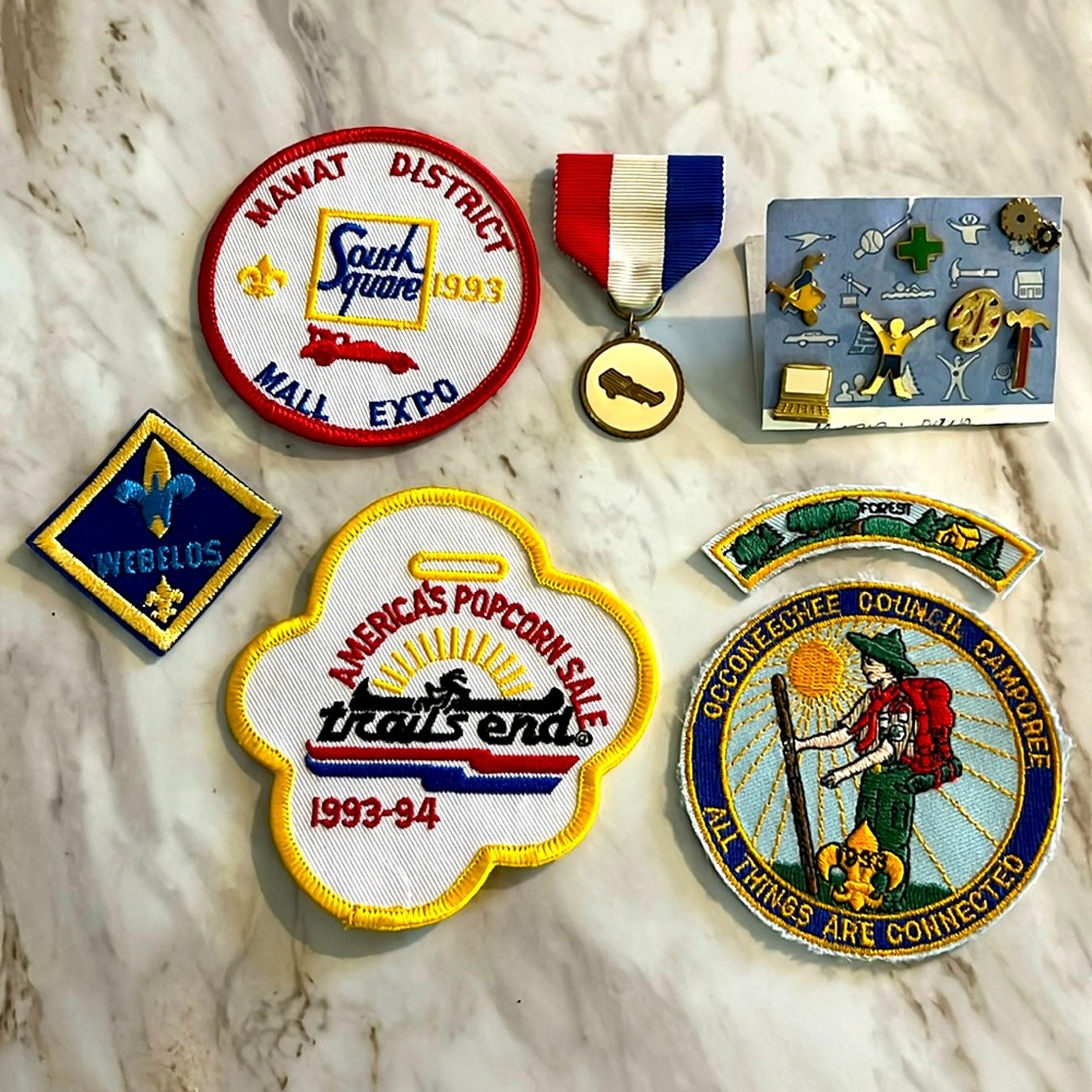 Cub Scouts Webelos Pinewood Derby Activity Pins Medal